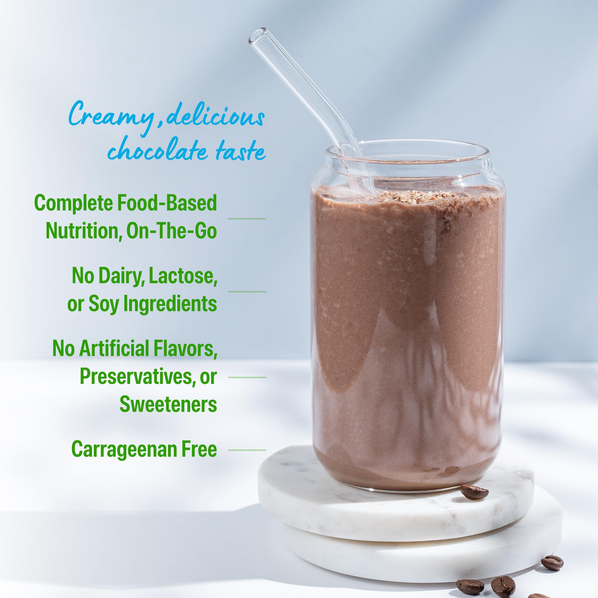 Orgain Organic Vegan Meal Replacement Protein Powder, Creamy Chocolate Fudge - 20g Plant Based Protein, Gluten Free, Dairy Free, Lactose Free, Soy Free, No Sugar Added, For Smoothies & Shakes - 2.03lb