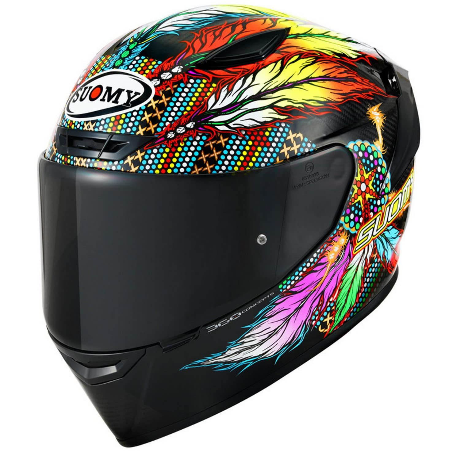SuomyTX-Pro Carbon Chieftain Motorcycle Helmet Black XXL