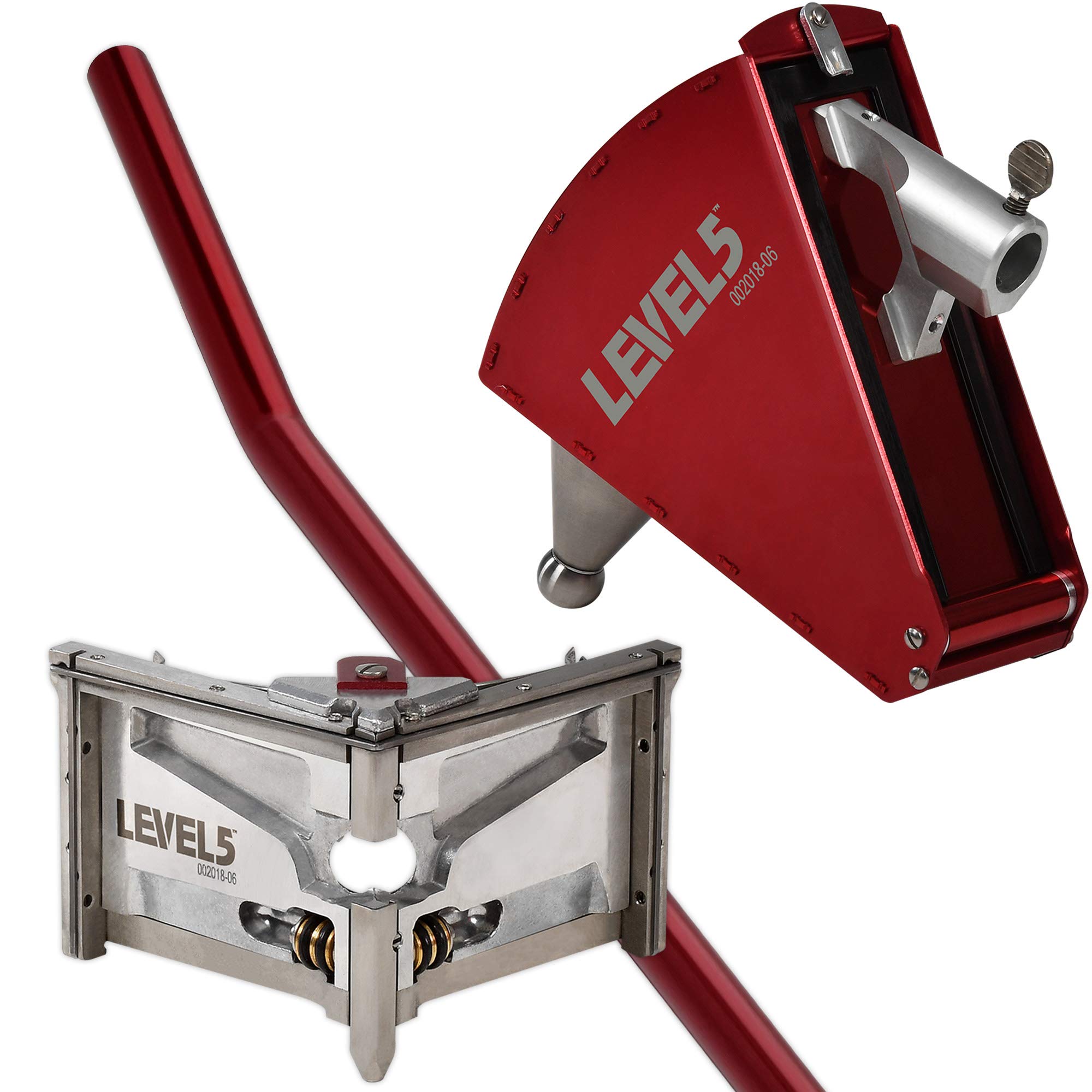 7-Inch Corner Applicator Box + 3-Inch Corner Finisher + Standard Handle - LEVEL5 | Pro-Grade | Angle