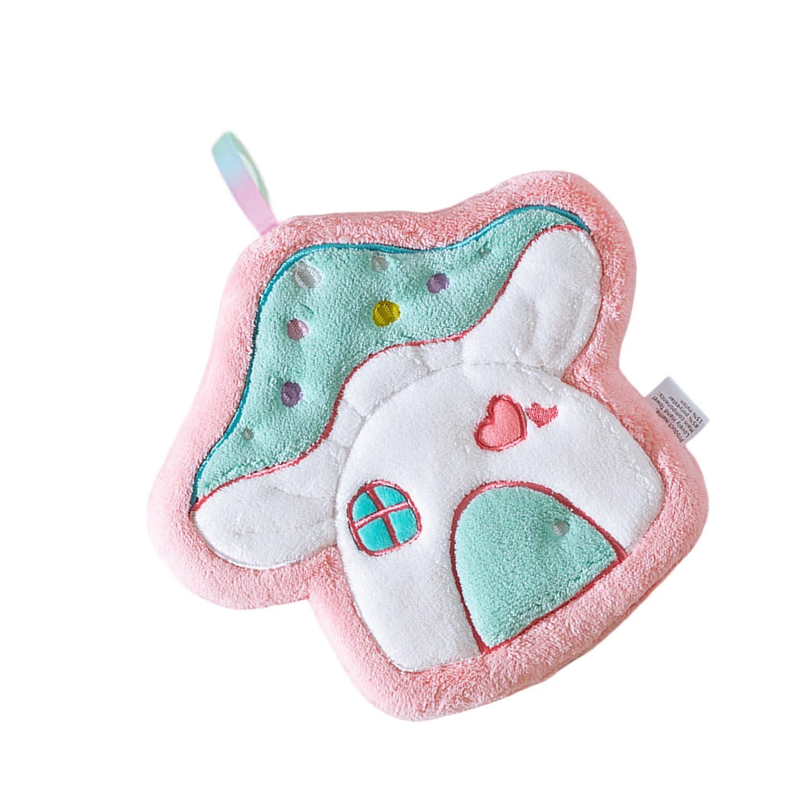 HDOYTXXM Absorbent Corals Fleece Kitchen Towel Fun Mushroom Shape Handkerchief Wipe Rag Cloth Quickly Dry and Easy Hanging Cartoon Design Towel