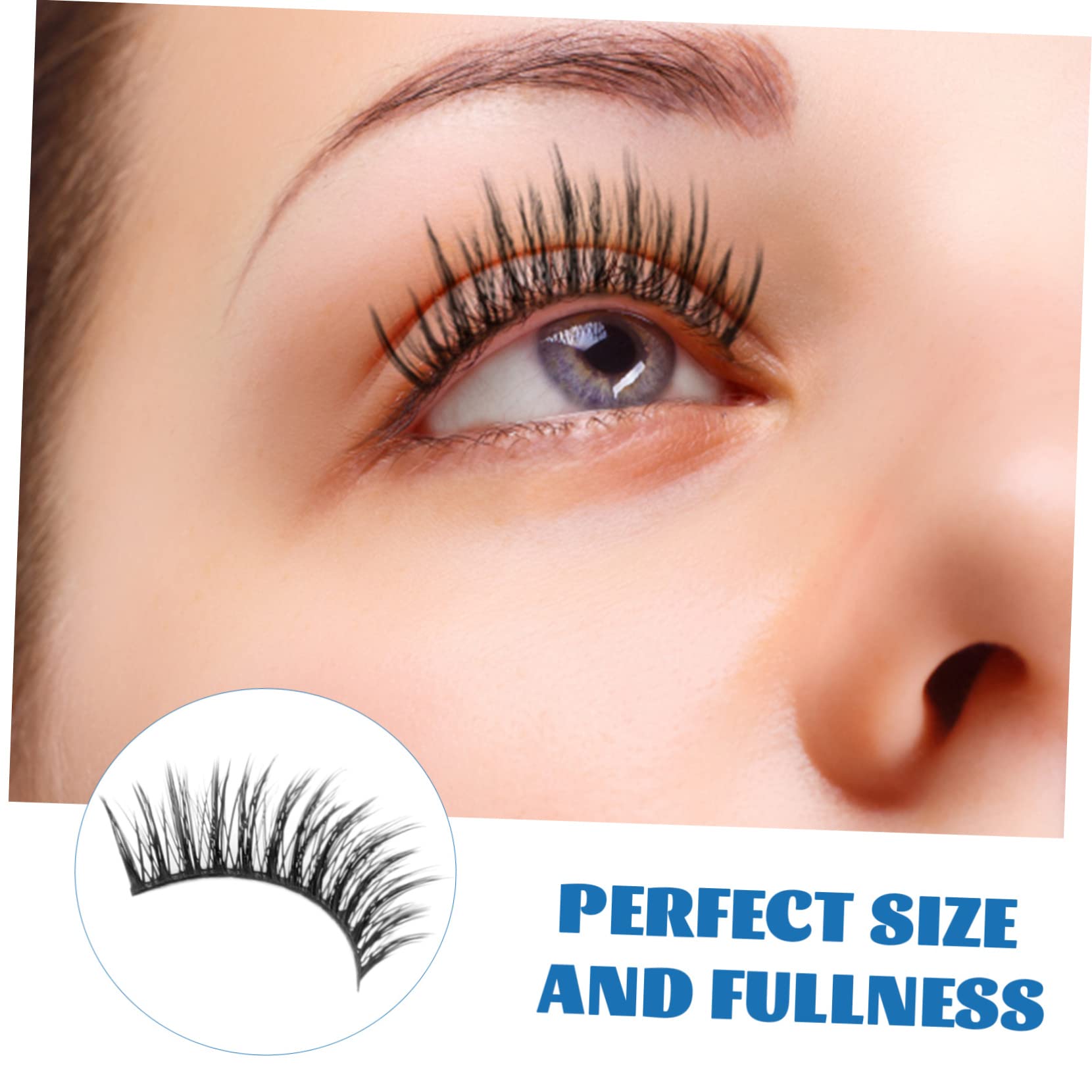 DOITOOL 50pares Pestañas Postizas De Extensiones De Fáciles De Usar Para Maquillaje y