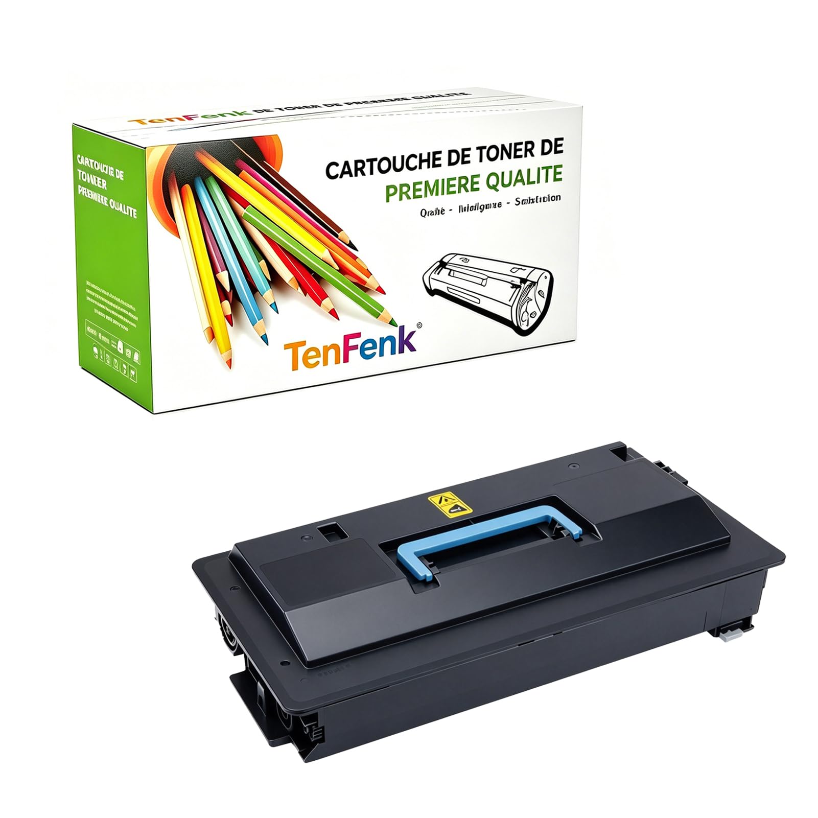 Compatibile Sostituzione Cartuccia Toner Per Kyocera TK-710 TK710 Da Utilizzare Con Kyocera FS-9130DN FS-9530DN Stampante,(Nero- 40000 Pagine),1 pack