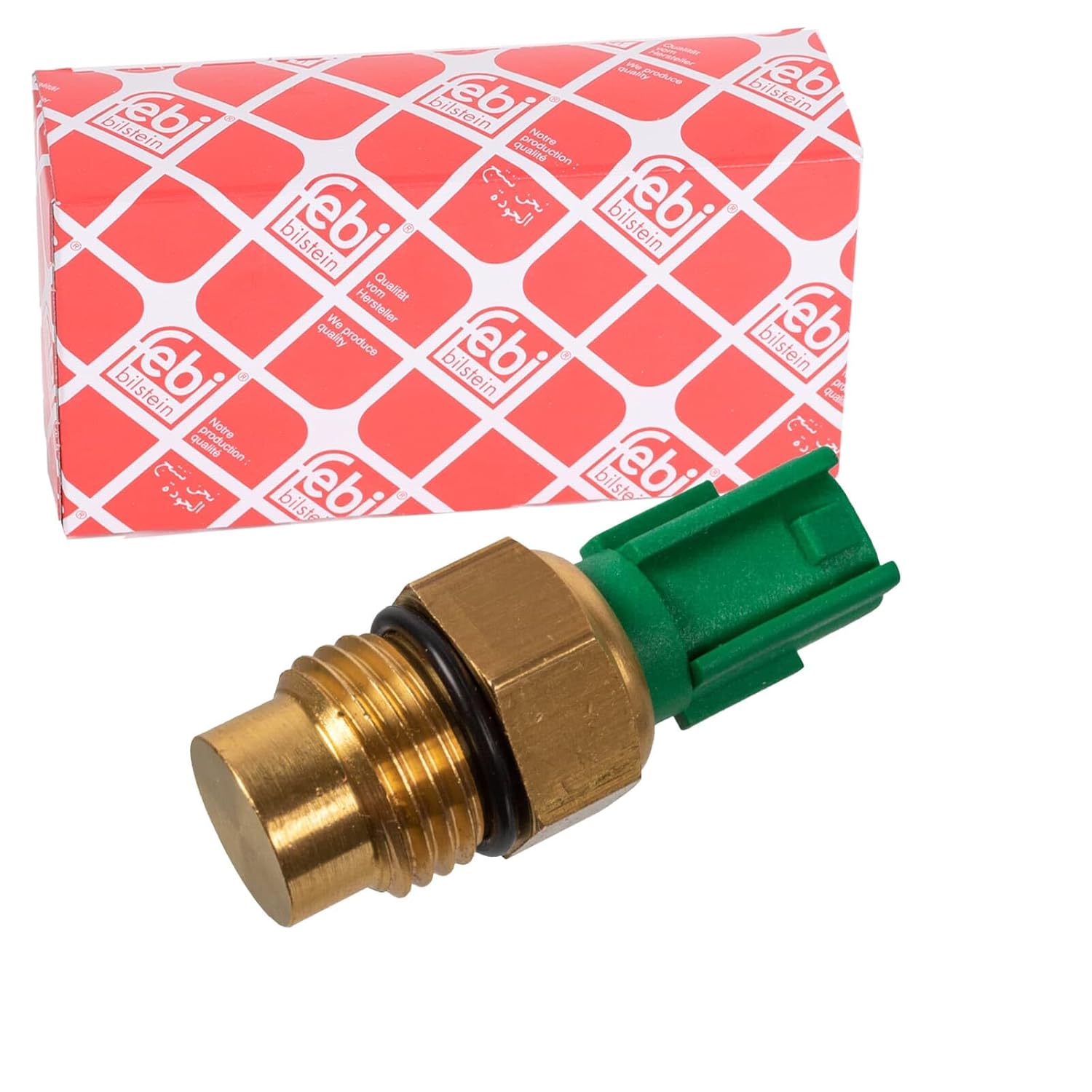 febi bilstein 170690 Thermal Switch for Cooling Fan with Sealing Ring, Green