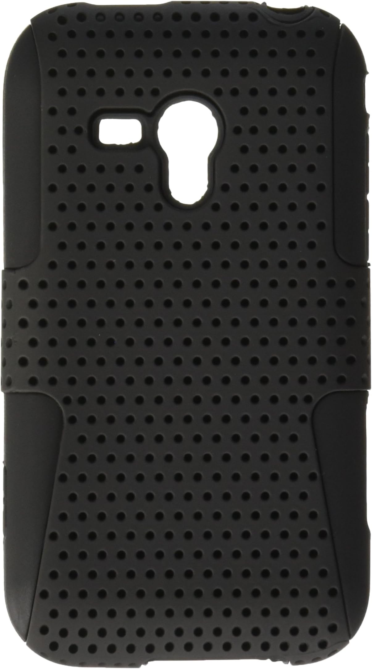 Aimo Wireless SAMM830PCPA001 Hybrid Armor Cheeze Case for Samsung Galaxy Rush M830 - Retail Packaging - Black