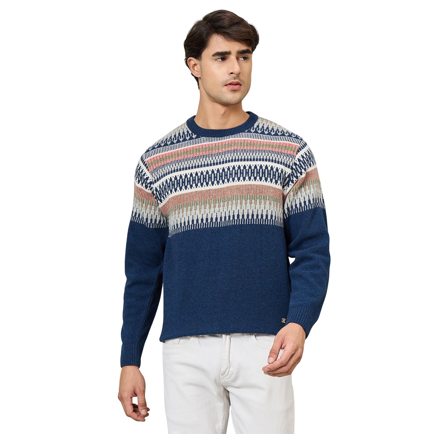 duke Men's Acrylic Blend Modern Cardigan Sweater-picture-21