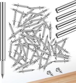 Double-Head Skirting Thread Seamless Nail, Skirting Line without Marks Nail, Seamless Nail, Invisible Security Screws