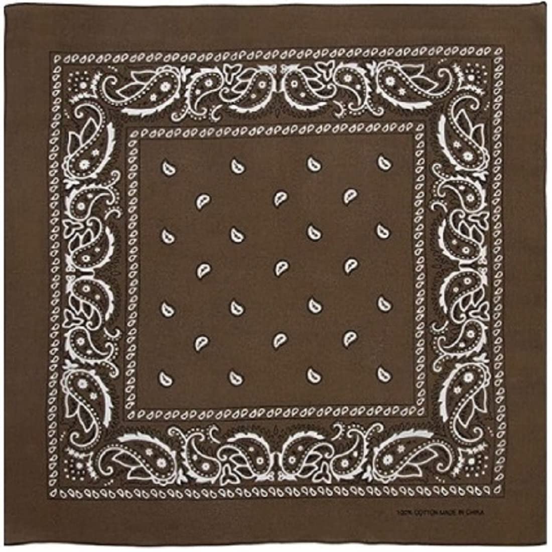 BISMAADH Paisley Printed 100% Pure Cotton Bandana (Pack of 1) - Image 2 thumbnail