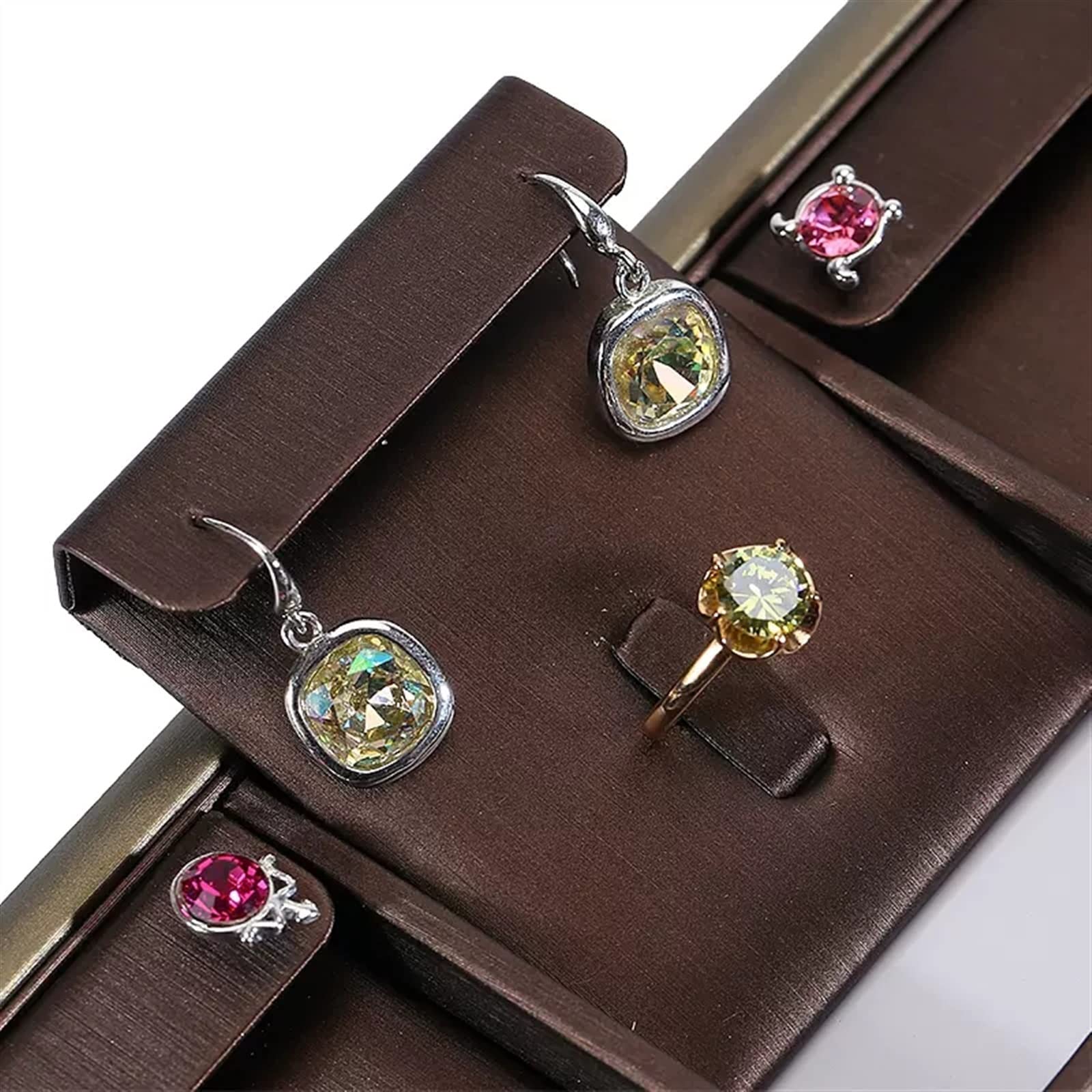 Schmuckaufbewahrung Ohrring-Display-Tabletts, stapelbarer Schmuck | Schmuckaufbewahrungstabletts