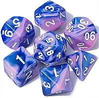 Vista 13 de CiaraQ DND - Juego de dados poliédricos con bolsa de dados para juegos de rol de Calabozos y Dragones, RPG MTG, juegos de mesa