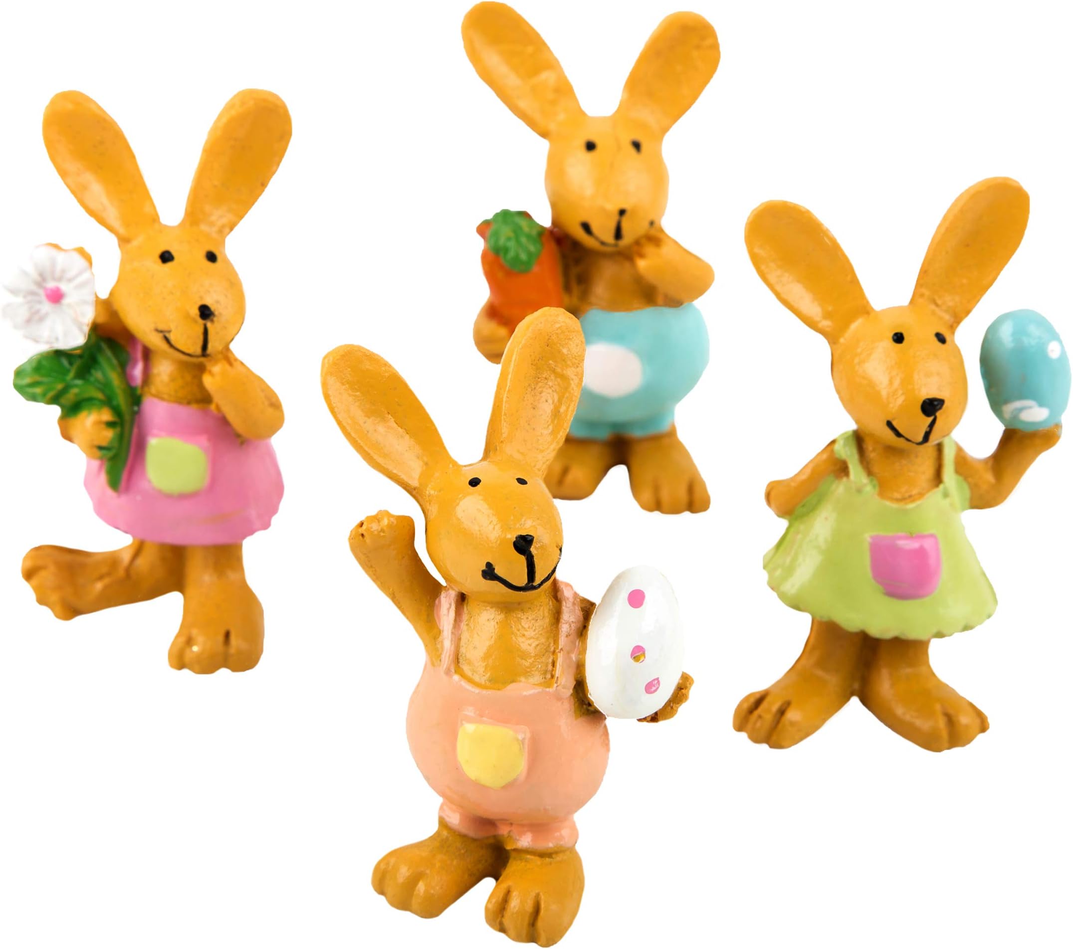 Amazon.de: Logbuch-Verlag 3 Hasen Figuren Ostern Osterhasen Keramik