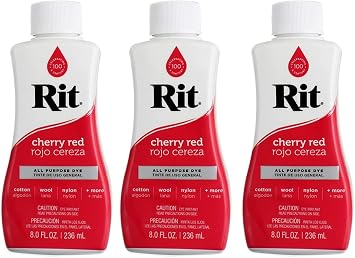 Rit + 88230 + 8 + Oz + Cherry + Red + سائل + صبغة 3