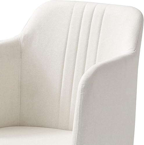 Miniatura 5 de AC Pacific Jason - Silla decorativa tapizada moderna para sala de estar, piedra