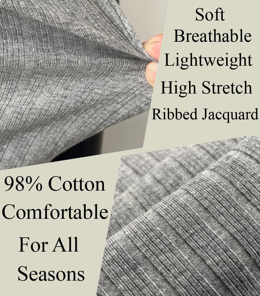 Muscle Cmdr T-Shirt Homme, Coton À Manches Courtes/Longues Henley, Casual Henley Hauts pour Fitness Tee Shirt, Noir Ou Gris, Marron, Taille L - 5