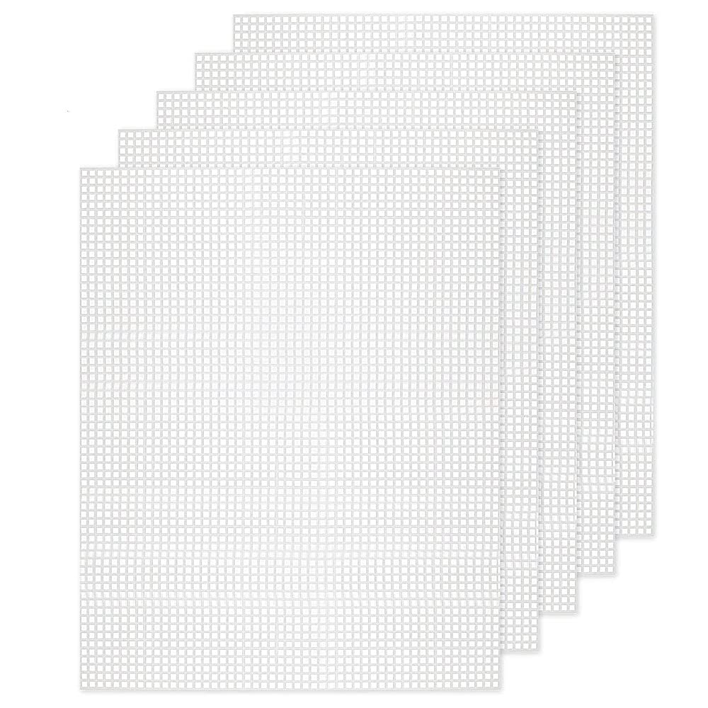 CTRLZS 10PCS Mesh Plastic Canvas Sheets 19.6x13 Inch for Embroidery Crafting, Acrylic Yarn Crafting, Knit and Crochet Projects
