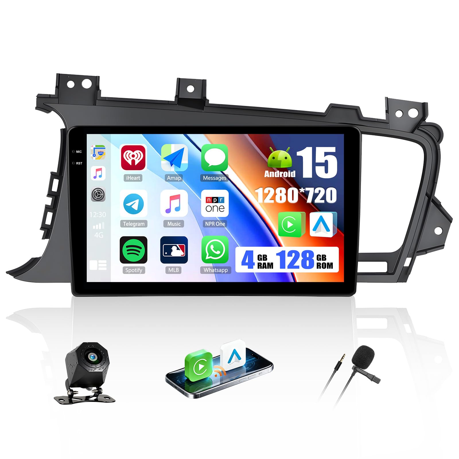 Photo 1 of AMprime 8-Core Android 13 Car Stereo for Kia Optima K5 (2010-2013)
