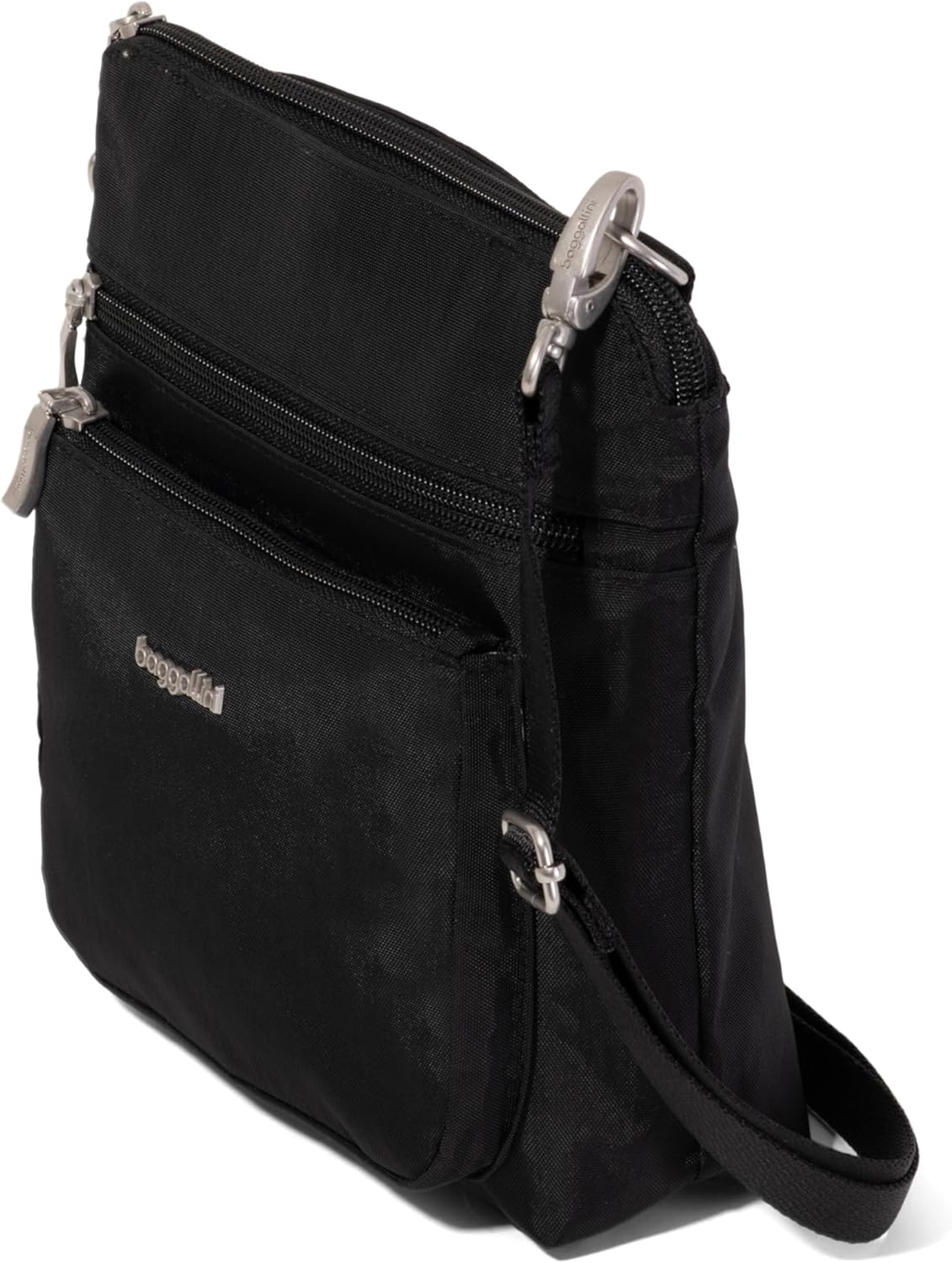 Baggallini Modern Pocket Crossbody Bag w/EMF Blocking Pocket - Lightweight 8.8"x8.5" Handbag Purse with RFID