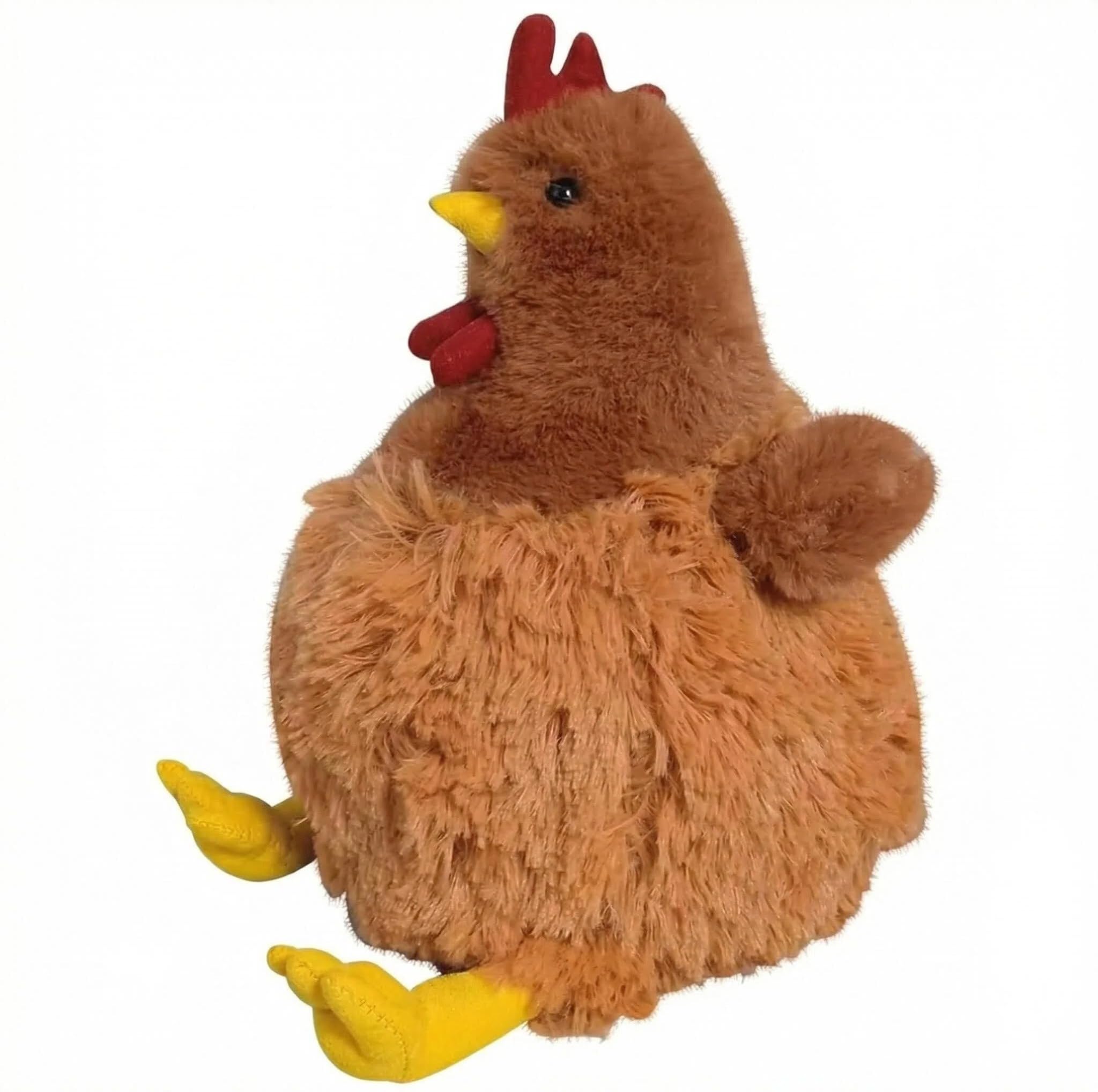 Cosiesnest Chicken Plush Toy, Realistic Stuffed Cute Chicken with Soft Short Pile Plush