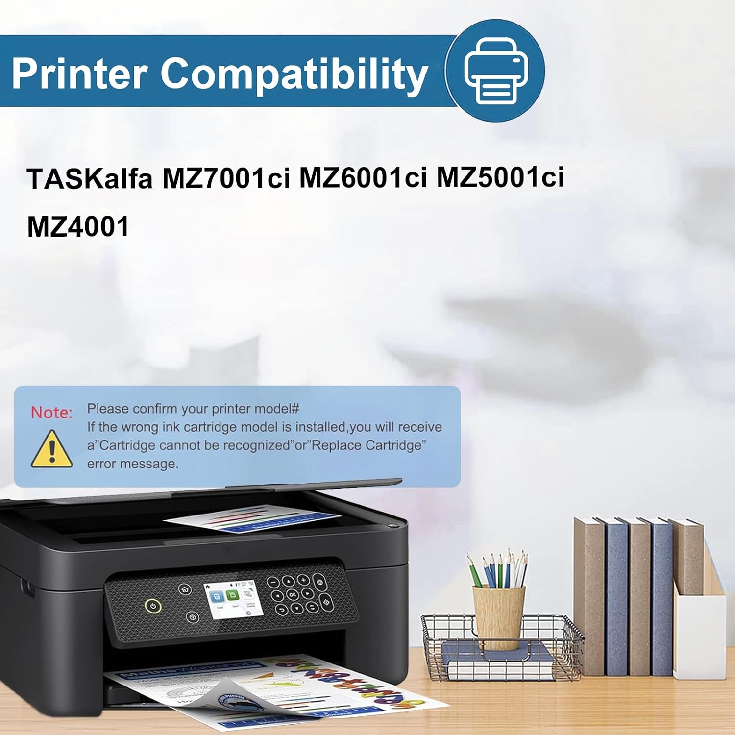Compatible for Kyocera TK-8597 Black Toner Cartridge, 1 Pack image 2
