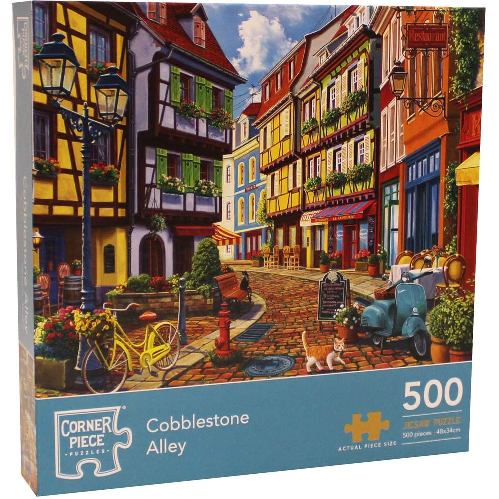 new sealed corner piece puzzles jigsaw 500 pieces premium quality - London, etc by UK local seller (Cobblestone Alley)