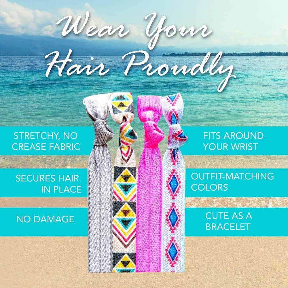 Lot 30 élastiques à Cheveux Colorés - Bandeaux Multi-usages (bracelets, Queue De Cheval)