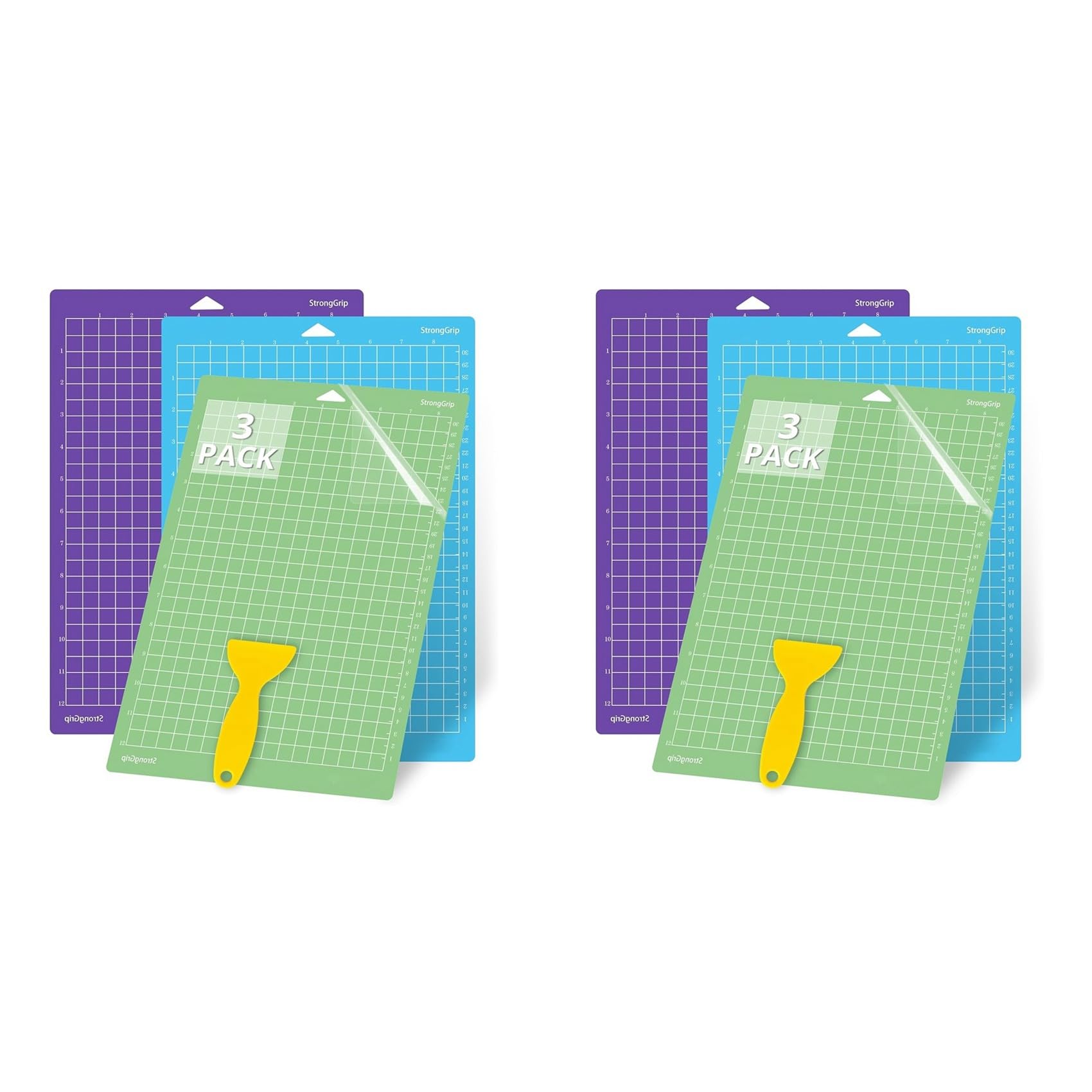 Jnchdghwa Photo Color Cutting Mats For Joy Xtra, 6 Pack Cutting Mats 8.5X12inch Adhesive Reusable Cutting Mats Plotter Pad