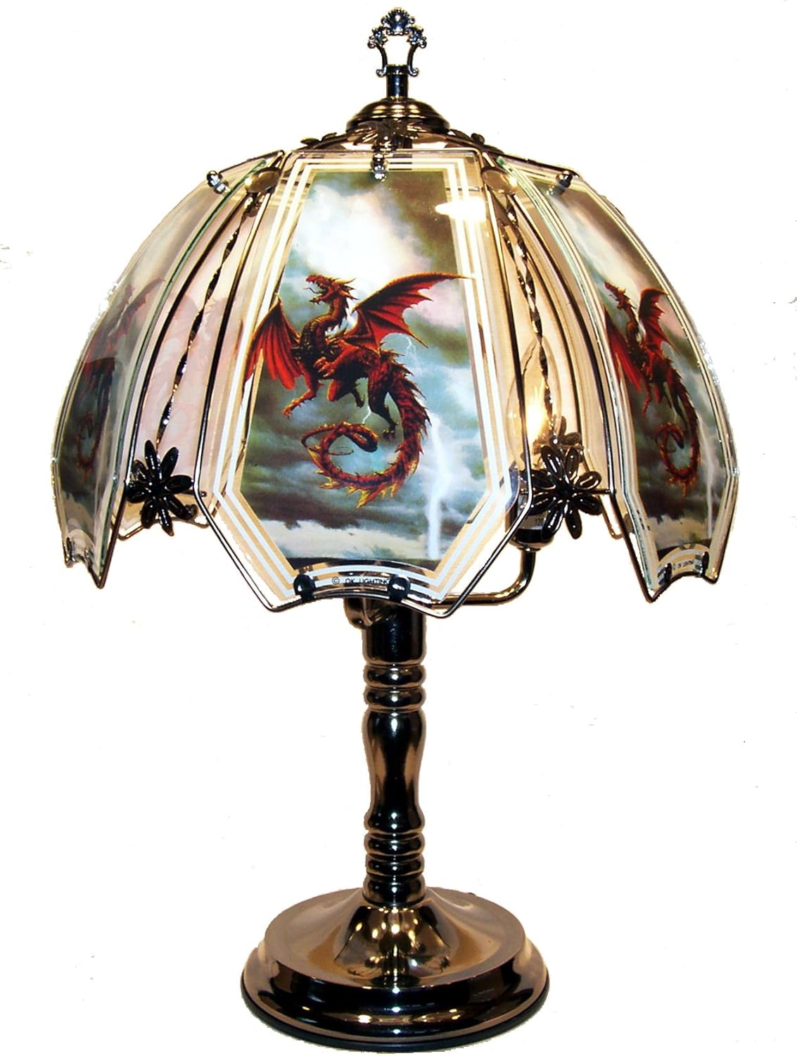 Dragon Touch Lamp ET-DRG Select Base Finish: Pewter - Table Lamps ...
