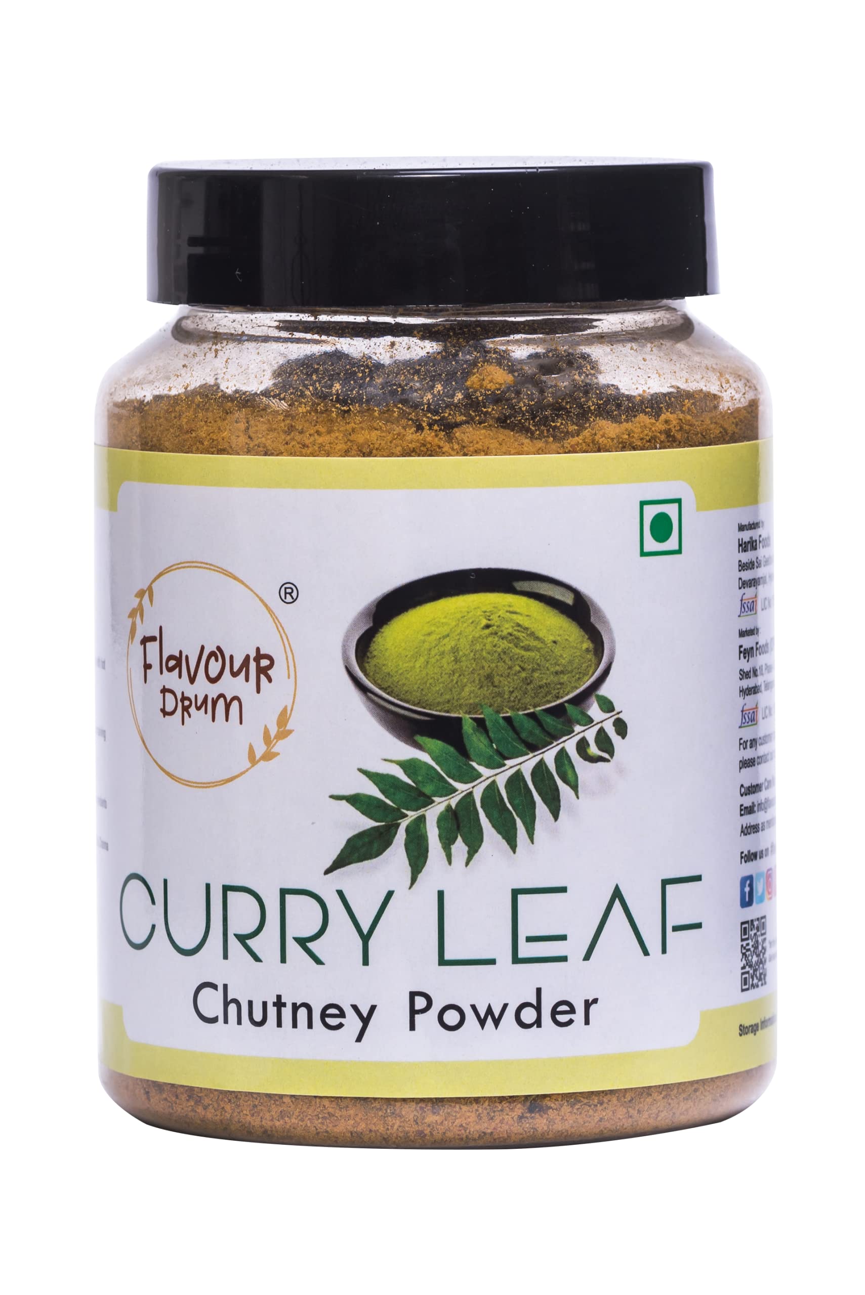 Curry Leaf Chutney Powder,7 oz (200 g) | Podi | Healthy | Fresh and Tasty |