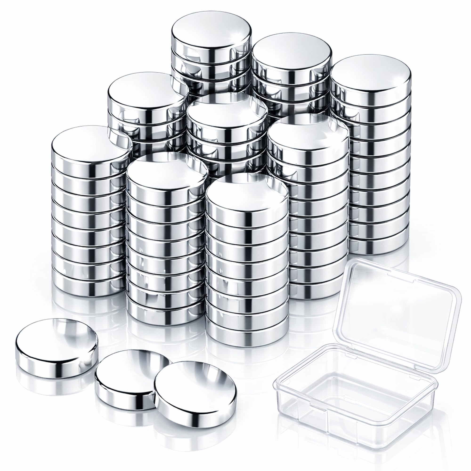 100 Stück Mini Neodym-Magnete,8X2mm Runde Starkmagnete mit starker Haftkraft – Ideal für Magnettafel, Whiteboard, Kühlschrank und Handwerk