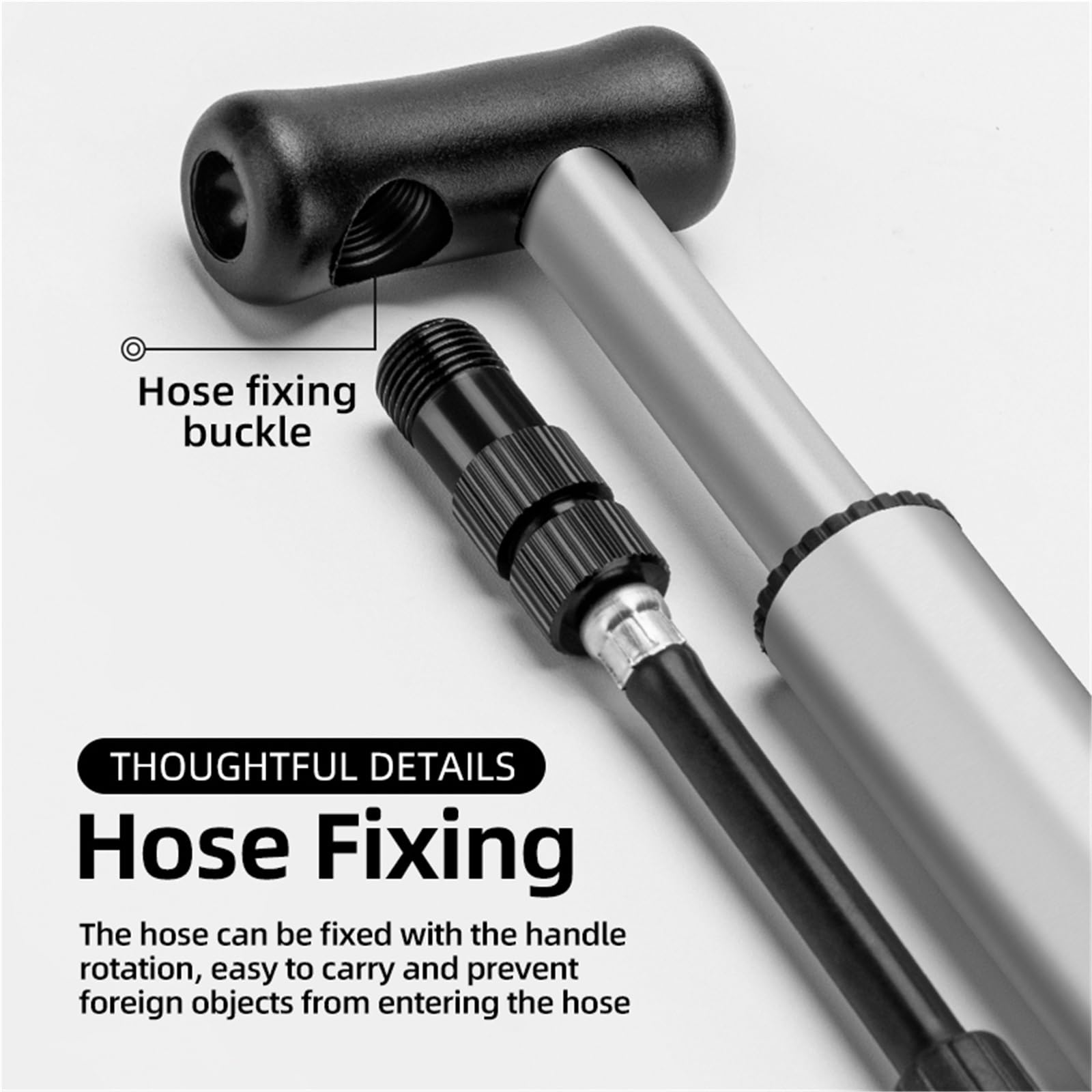 Bomba de Bicicleta 120Psi, inflador Aire portátil, Bomba con indicador AV FV, válvula, Accesorios Ciclismo para neumáticos de Bicicleta, Pelotas e hinchables