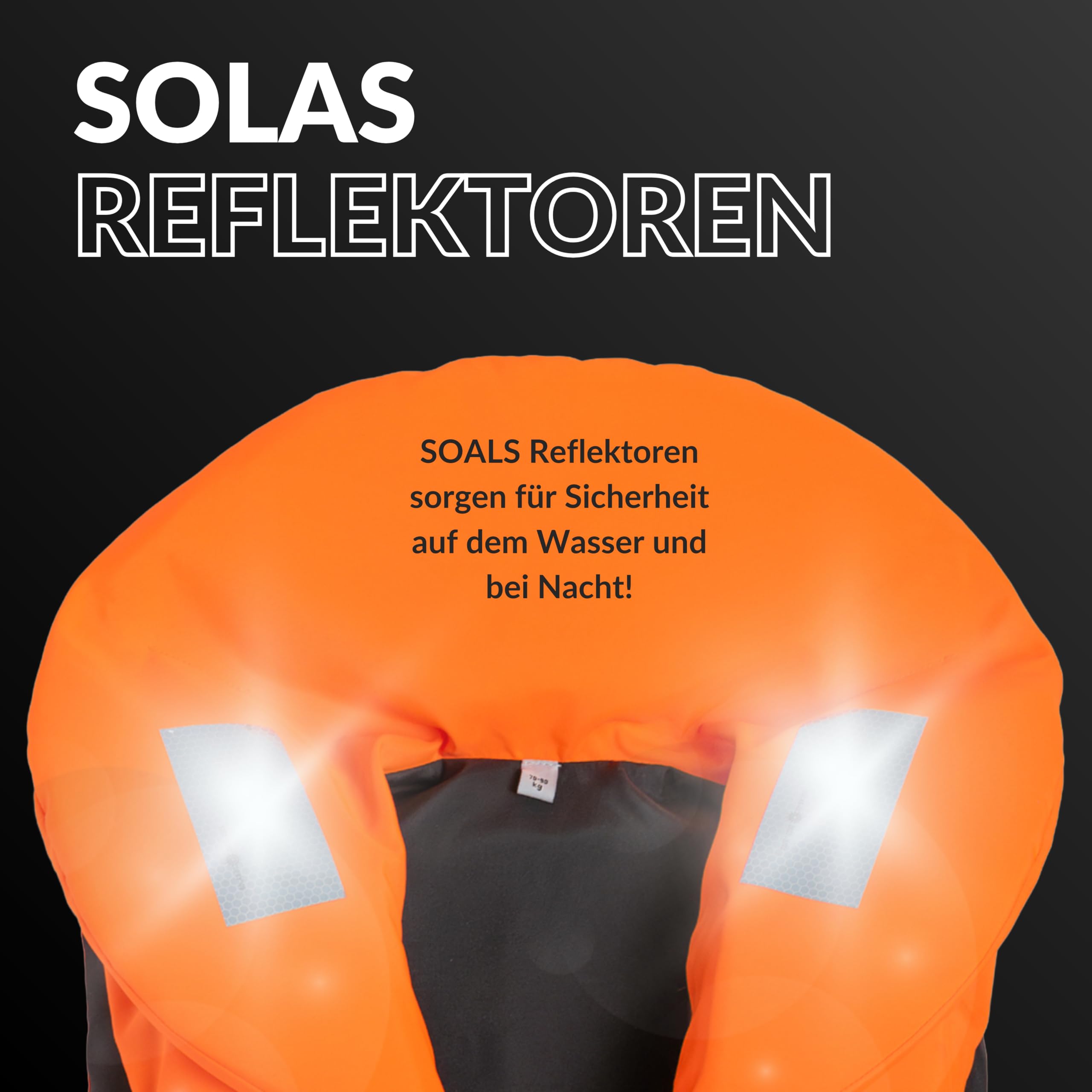 NOARD Rettungsweste Seaside Kinder & Erwachsene | 100N nach EN ISO 12402-4 | Schwimmweste & Auftriebsweste 15-120 kg | für Boot, Segeln & Wassersport | mit Signalpfeife & Solas-Reflektoren