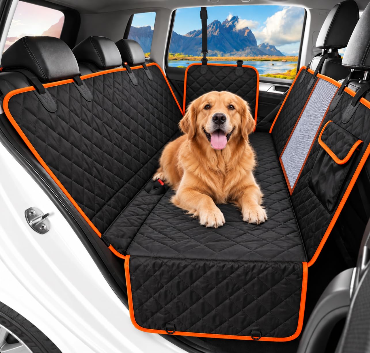 Dog Car Seat Cover – Waterproof Back Seat Protector