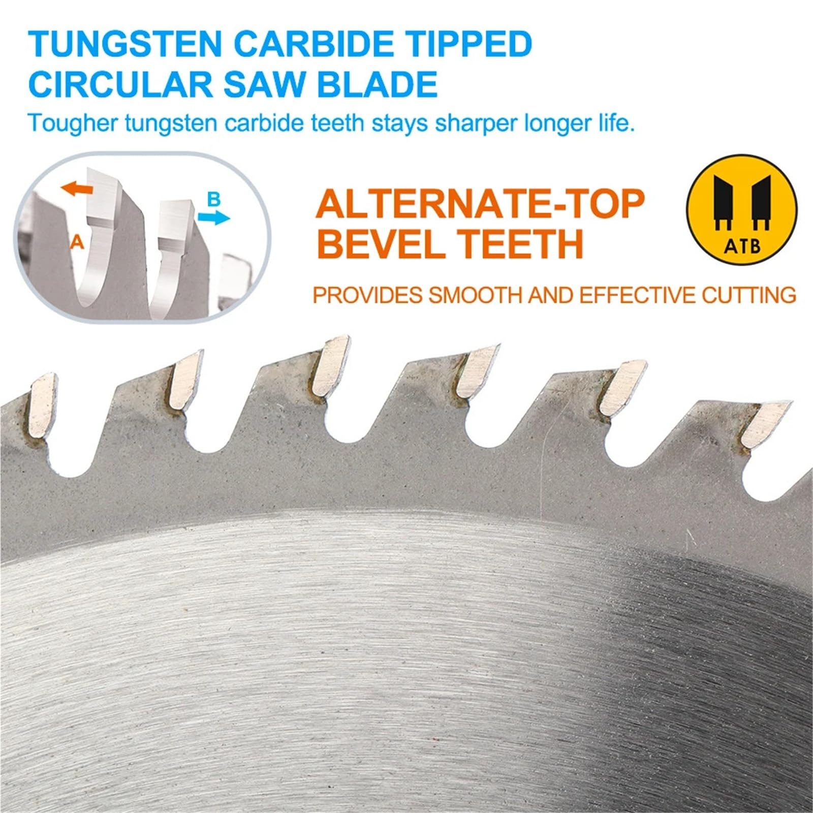 165mm Circular Saw Blade TCT Carbide Saw Blade For Woodworking Cutting Tools Wood Cutting Disc 24/40/48/60T(3pcs 165x2.3x20)