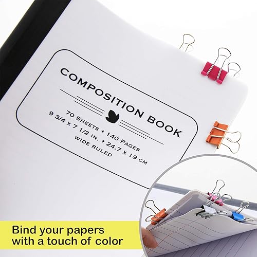 Miniatura 4 de BAZIC Products Clip pequeño de 34 pulgadas (0.748 in) para carpeta de colores surtidos (20paquete), 263