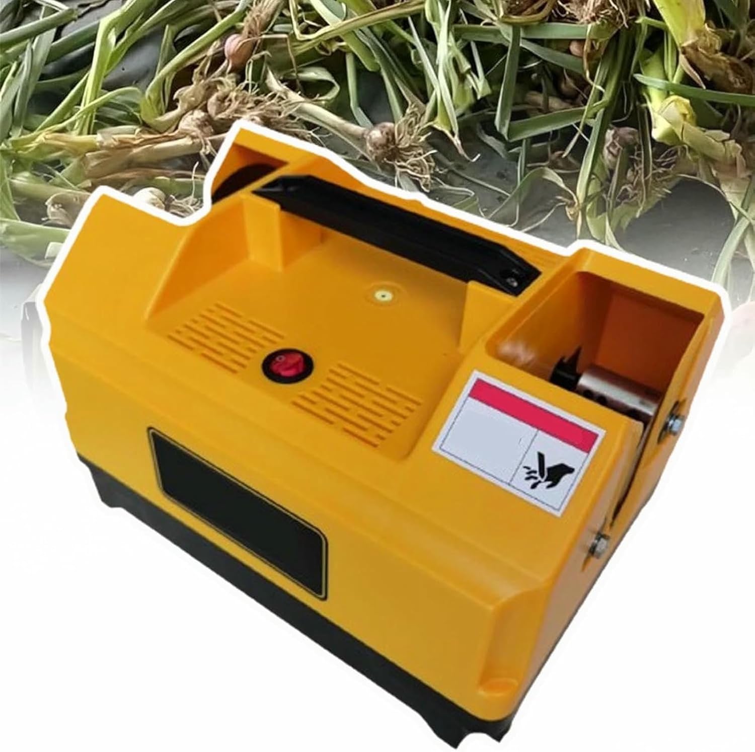 Double Head Garlic Top Tails Remover Machine, Cutter-Cut Beard and Roots, for Garlic, Onion