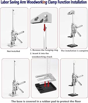 Labor Saving Arm Jack 2 Pack,39CM Multifunctional Furniture Lifter for Installing Cabinets and Wall Tile Height Adjuster Handheld Tool