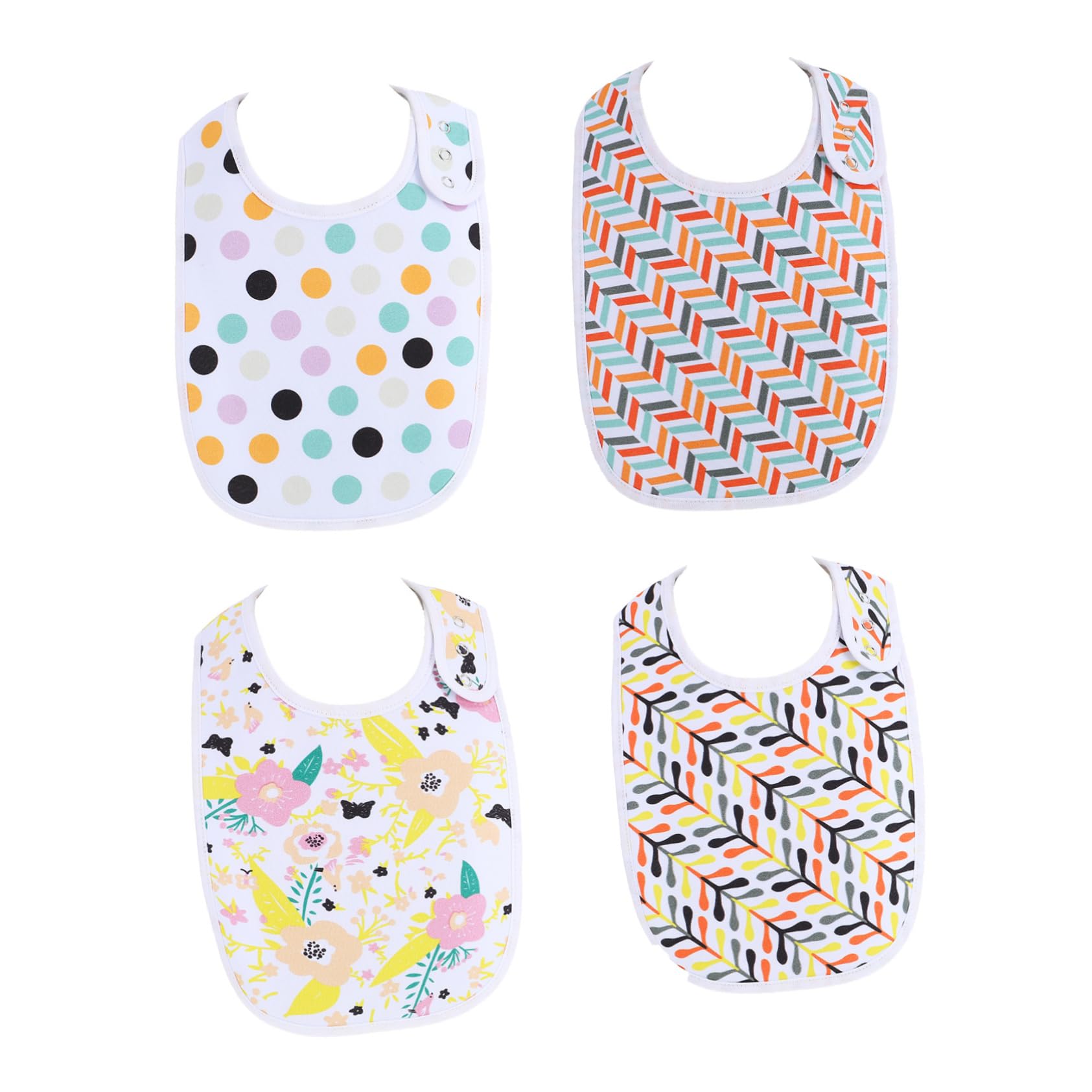 Abaodam 8piezas Baberos De Algodón Para Bebés Baberos Bandana De Doble Toallas De Saliva y Absorbentes Para Recién Nacidos y Versátiles