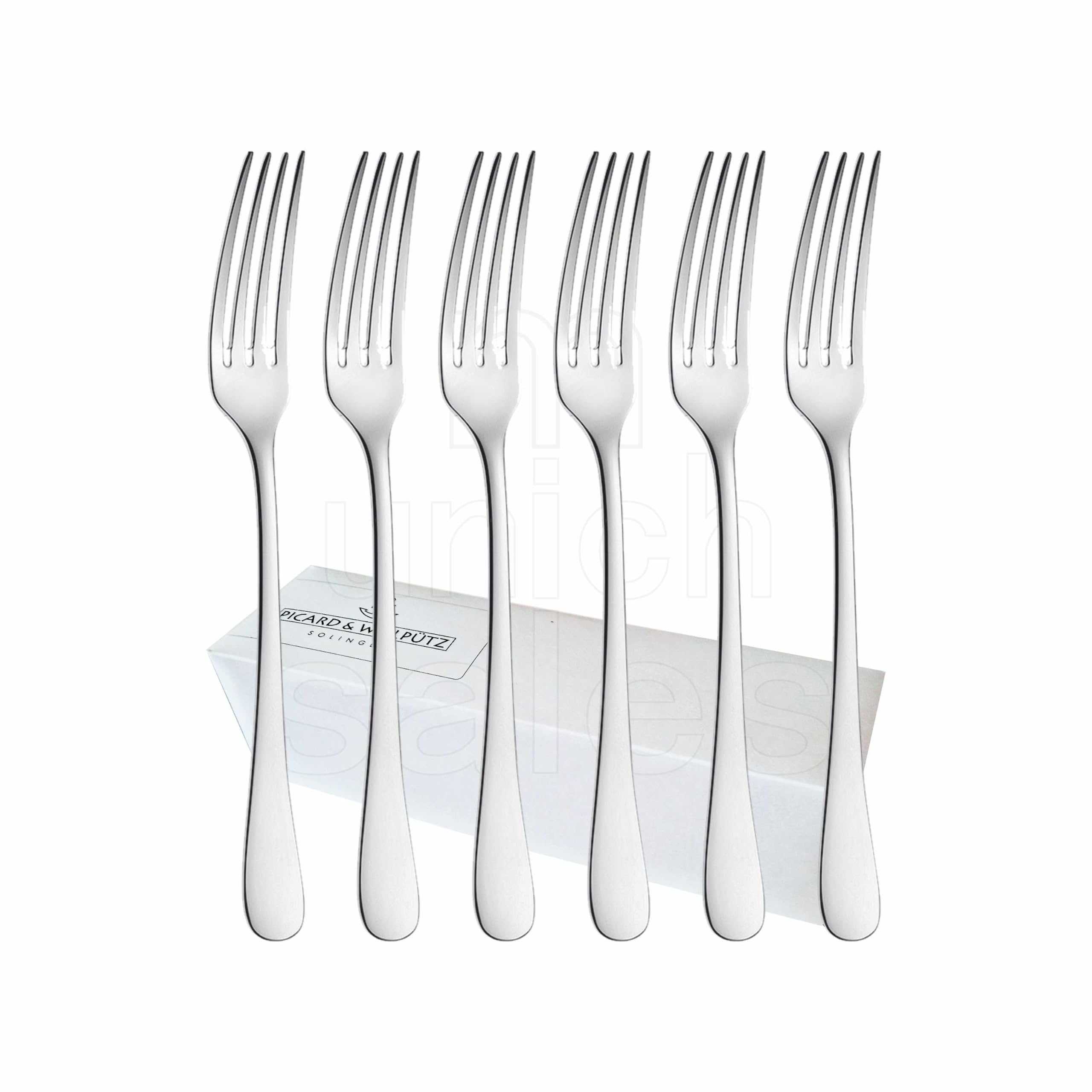 Fourchette à dessert charisme de Picard & wiel Pütz, Acier inoxydable, silber, Lot de 12