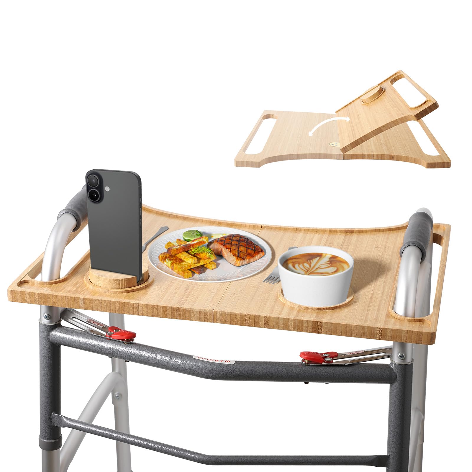 Amazon.com: Walker Tray with Phone Holder & Cup Holder