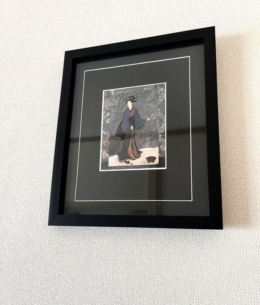 Amazon.co.jp: フジ子ヘミング 絵柄36種「日本の女」印刷物 絵 額 