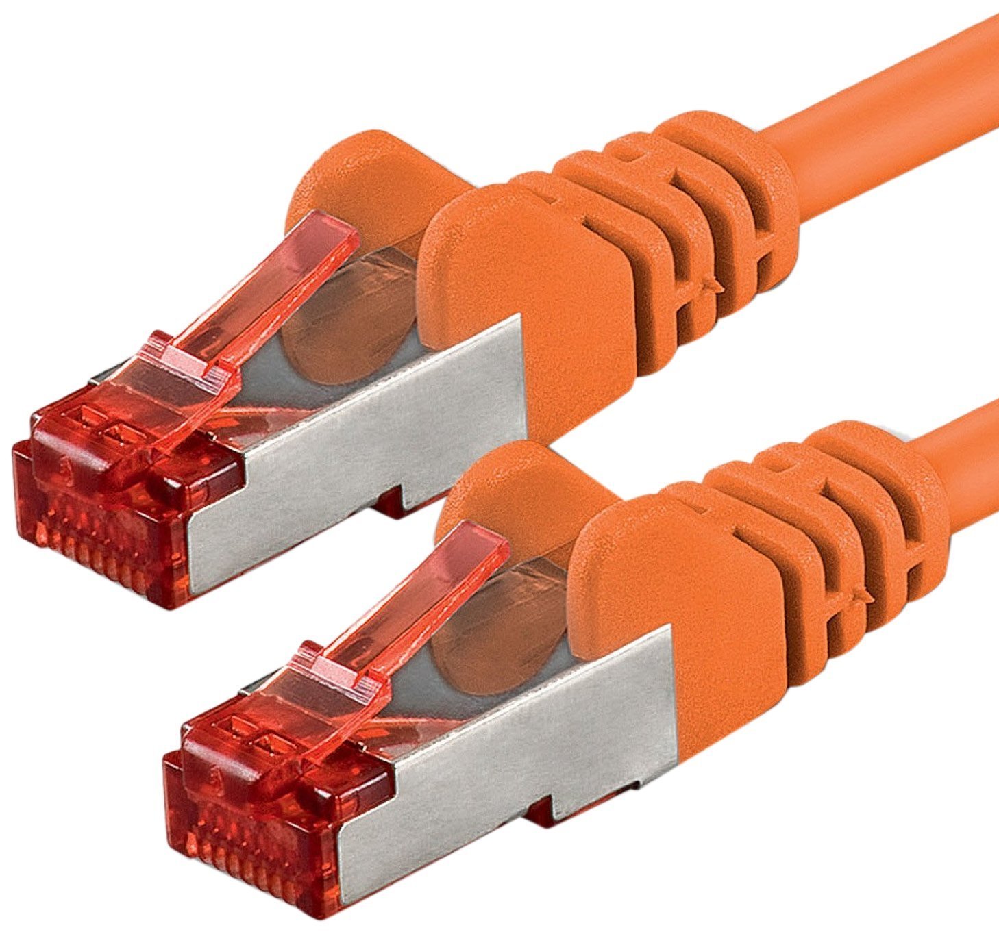 1aTTack - Cable de red SFTP PIMF con 2 conectores RJ45 de doble apantallamiento CAT 6 amarillo 30m — view 16