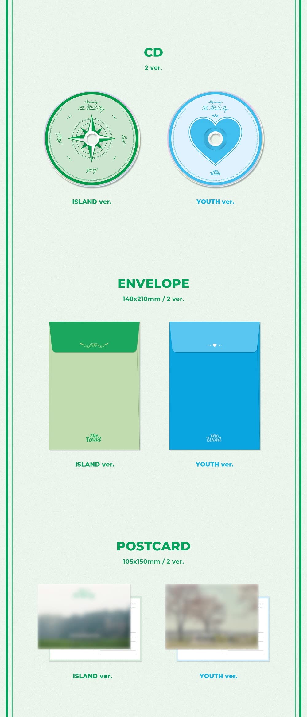 Amazon.com: The Wind - 1st Mini Album Beginning : The Wind Page CD