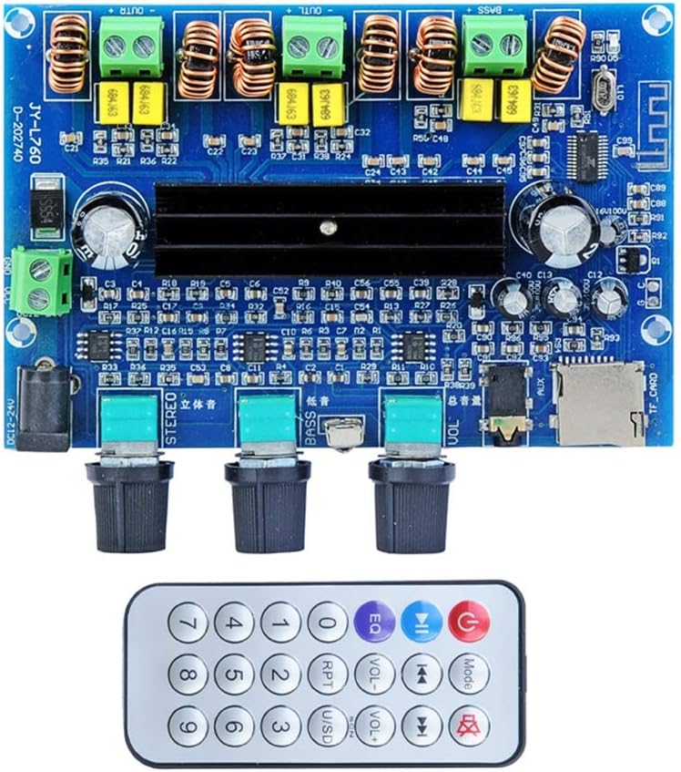 ZHANGLINER Release 2 * 60W+100W Bluetooth 5.0 TPA3116D2 Power Subwoofer