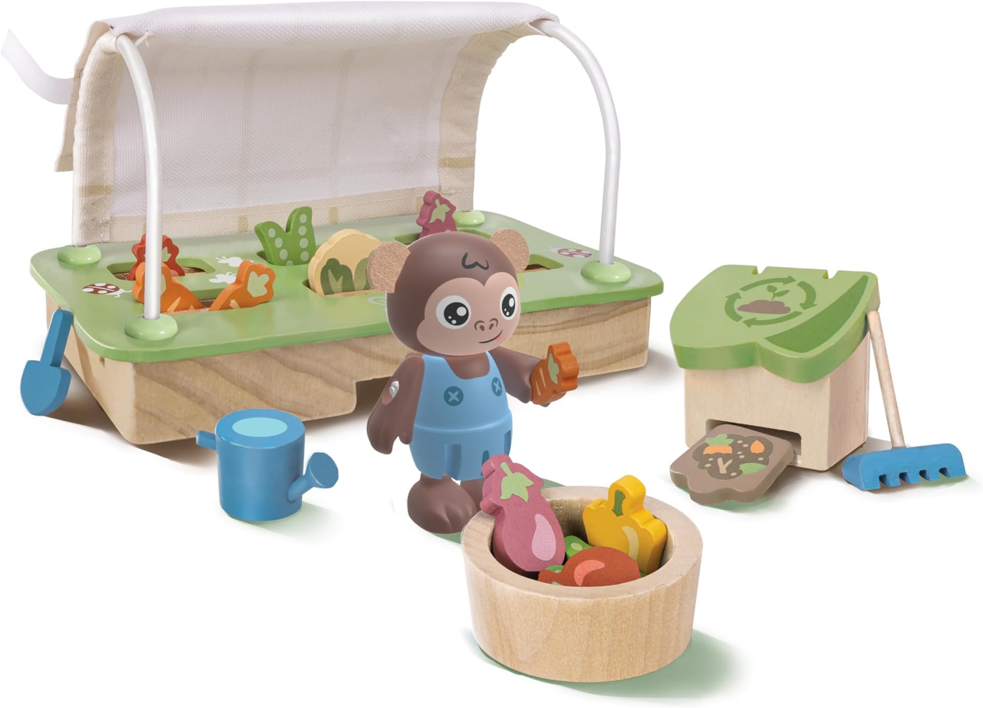 Organic Greenhouse, Green Planet Explorers | Miniature Garden and Gardening Toy, for Kids Ages 3+ Years