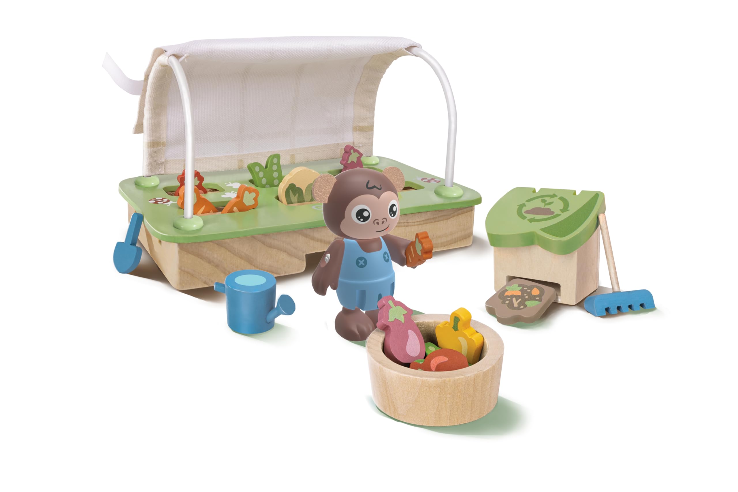 Organic Greenhouse, Green Planet Explorers | Miniature Garden and Gardening Toy, for Kids Ages 3+ Years