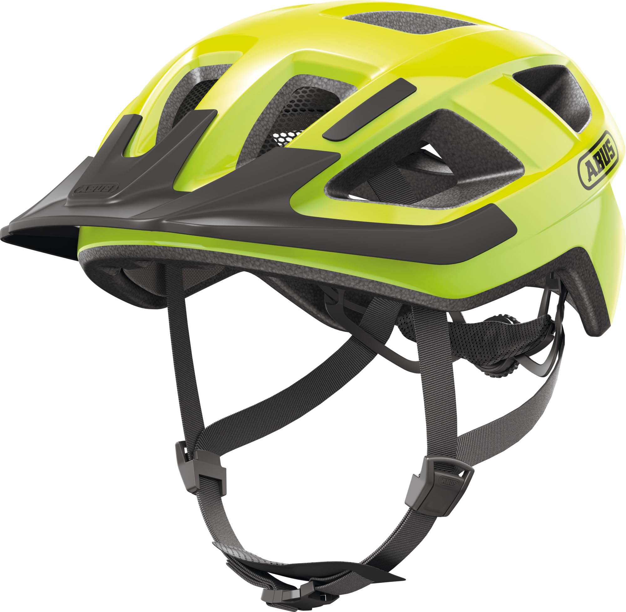 ABUS Kask rowerowy Aduro 3.0 LED, sportowy kask miejski o stylowym wzornictwie na codzienne i sportowe wycieczki, z tylnym światłem, dla kobiet i mężczyzn, rozmiar S, czarny