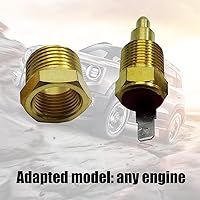 Vista 3 de cueclue 1 interruptor de temperatura del ventilador, interruptor de temperatura ajustable de 200 a 185 grados, interruptor de sensor de enfriamiento