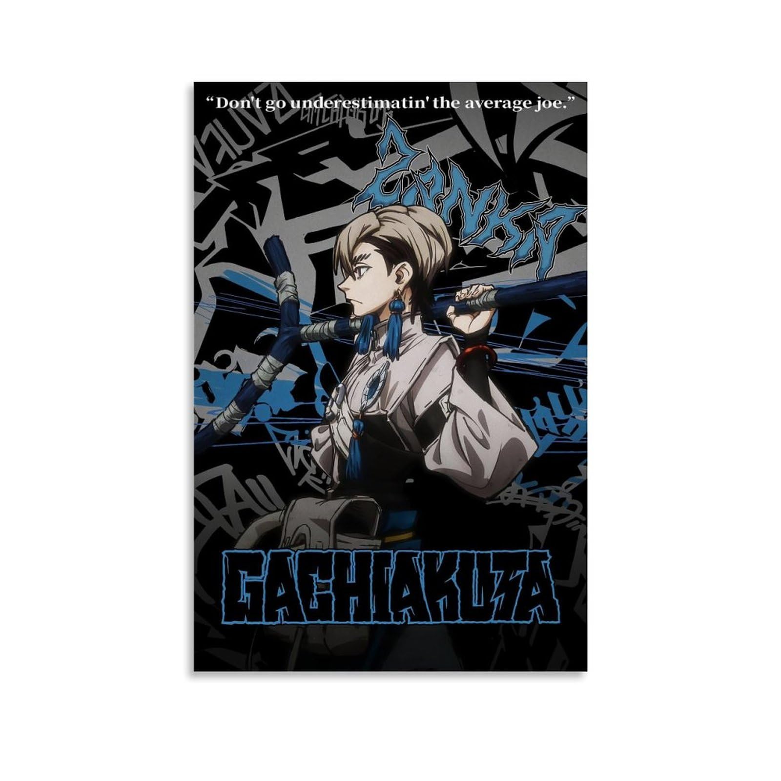 CPXBLHHW Gachiakuta - Póster de anime clásico de anime popular para pared, pintura decorativa para dormitorio, 20 x 30 cm, estilo sin marco