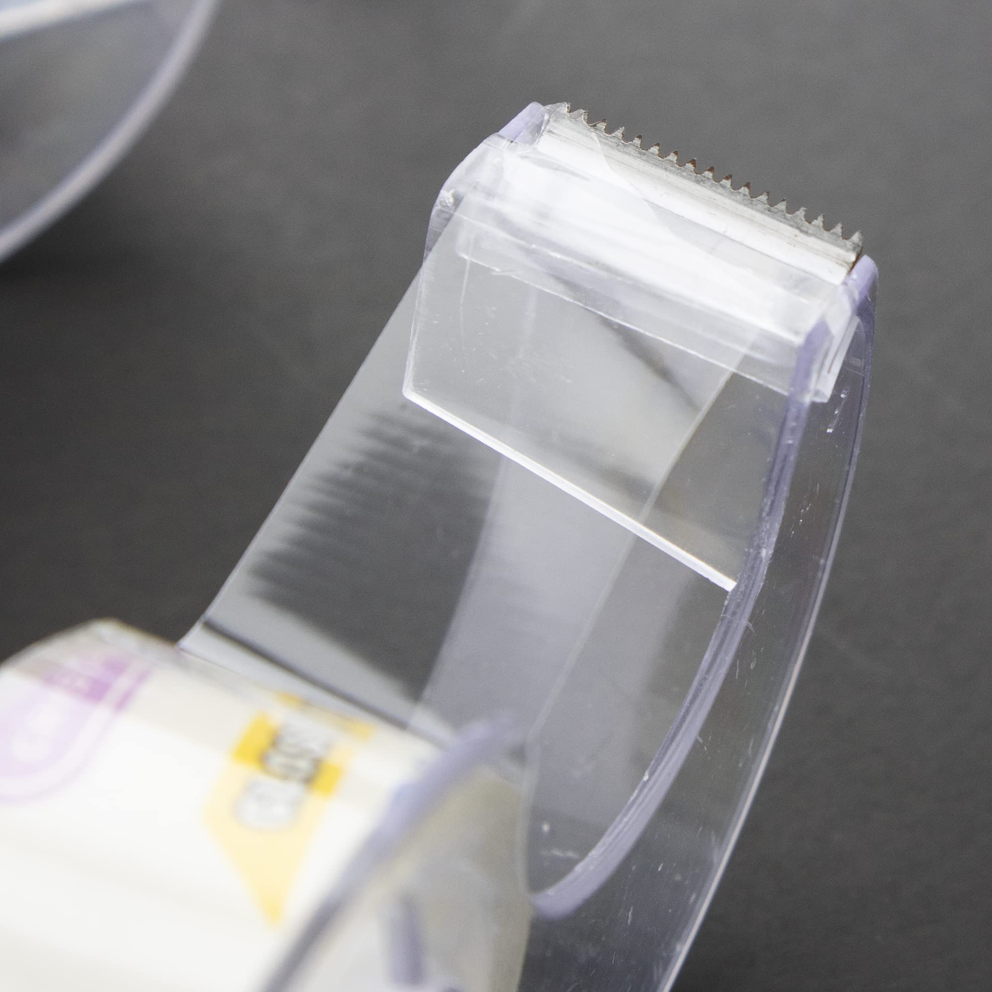 Bazic Lot de 24 rouleaux de ruban adhésif transparent avec dévidoir Finition brillante 1,9 x 3,29 cm