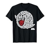 Nintendo Super Mario Iconic Boo Portrait Graphic T-Shirt T-Shirt