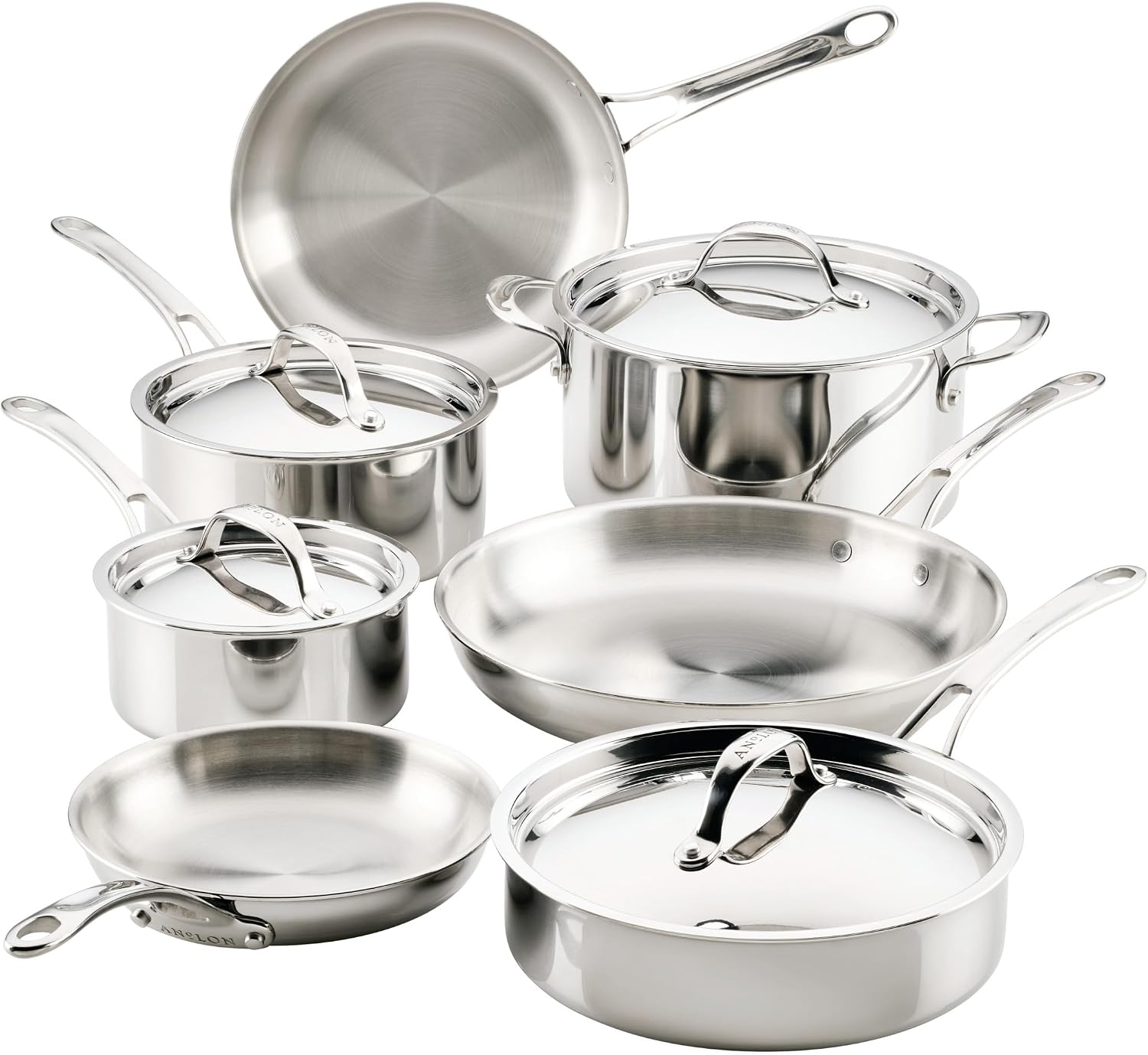 11-Piece Cookware Set with Anolon